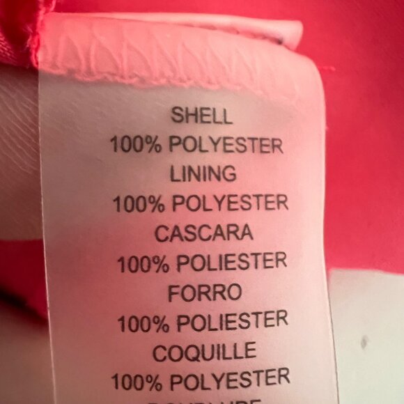 Vince Camuto Womens Floral Chiffon Shift Dress Pink Orange Flowy size 2 - Picture 10 of 12